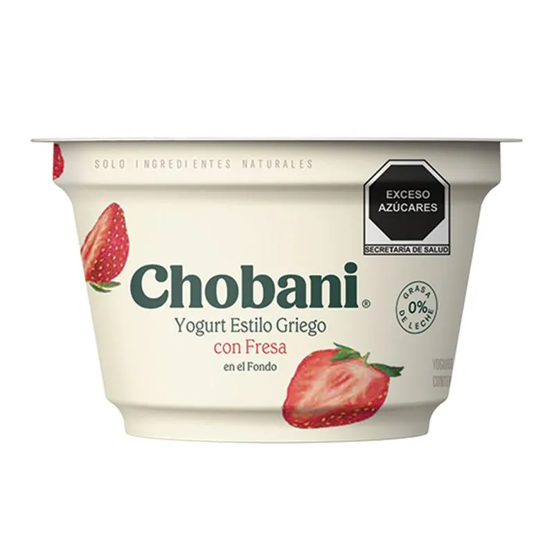 YOGHURT GRIEGO FRESA CHOBANI 0% GRASA 150  GR.