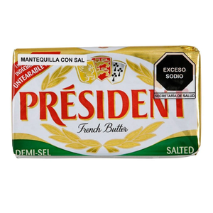 PRÉSIDENT MANTEQUILLA  CON SAL 200  GR.