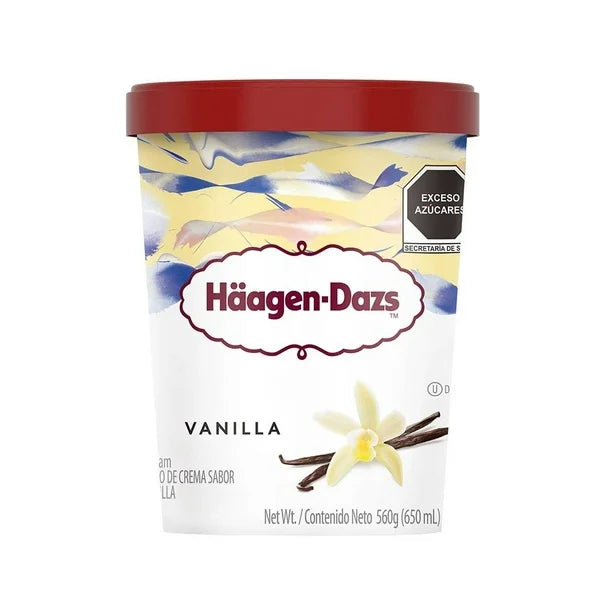 HELADO HAAGEN DAZS VAINILLA 560  GR.