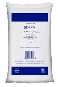 SAL ROCHE REFINADA EN SACO 25  KG.