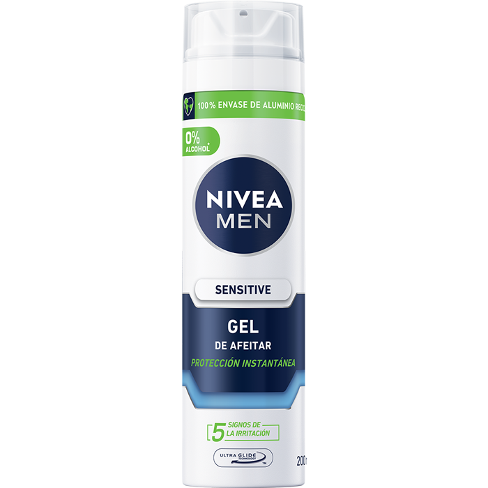 GEL PARA AFEITAR EXTREME  SENSITIVE NIVEA 200  ML.