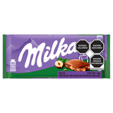 CHOCOLATE MILKA CON LECHE HAZELNUT CON AVELLANA 100  GR.