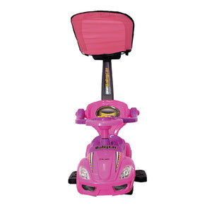 CARRITO PARA NIÑOS CORREPASILLOS ROSA 1  PZA.