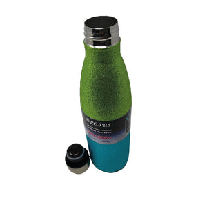 TERMO BOTELLA GLITTER SV-CK-590  VERDE 1  1