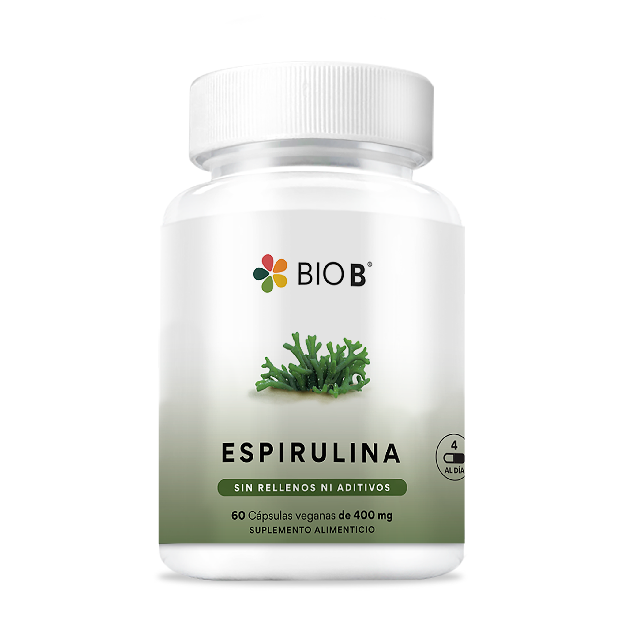 ESPIRULINA BIO B FRASCO 60 CAP 1  PZA.