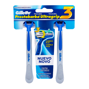 RASTRILLO PRESTOBARBA ULTRAGRIP 3 2  PZA.