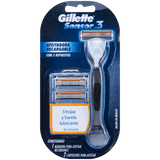 GILLETTE SENSOR 3 MÁQUINA PARA AFEITAR RECARGABLE 3  PZA.