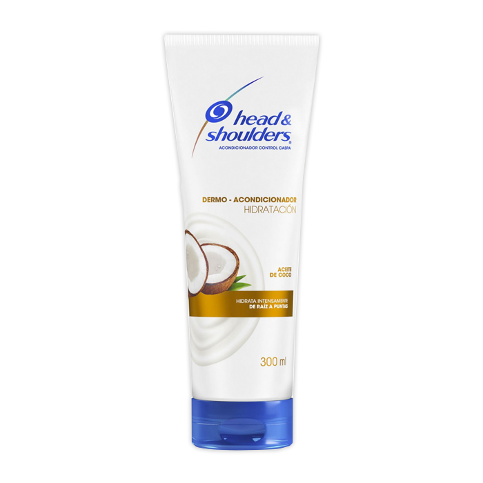 ACONDICIONADOR HEAD & SHOULDERS DERMO-HIDRATACIÓN ACEITE DE COCO 300  ML.