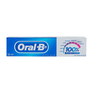 CREMA DENTAL ORAL-B 100% 50  ML.