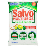 DETERGENTE EN POLVO SALVO MULTIUSOS 500  GR.