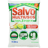 DETERGENTE EN POLVO SALVO MULTIUSOS 250  GR.