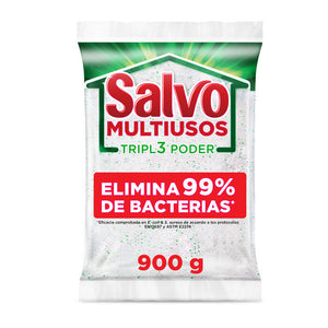 DETERGENTE EN POLVO SALVO MULTIUSOS 900  GR.