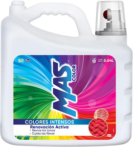 DETERGENTE LÍQUIDO MAS COLORES INTENSOS 6.640  LT.