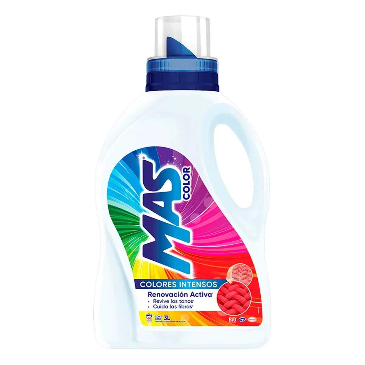 DETERGENTE LIQUIDO MAS  PARA ROPA DE COLOR 3  LT.