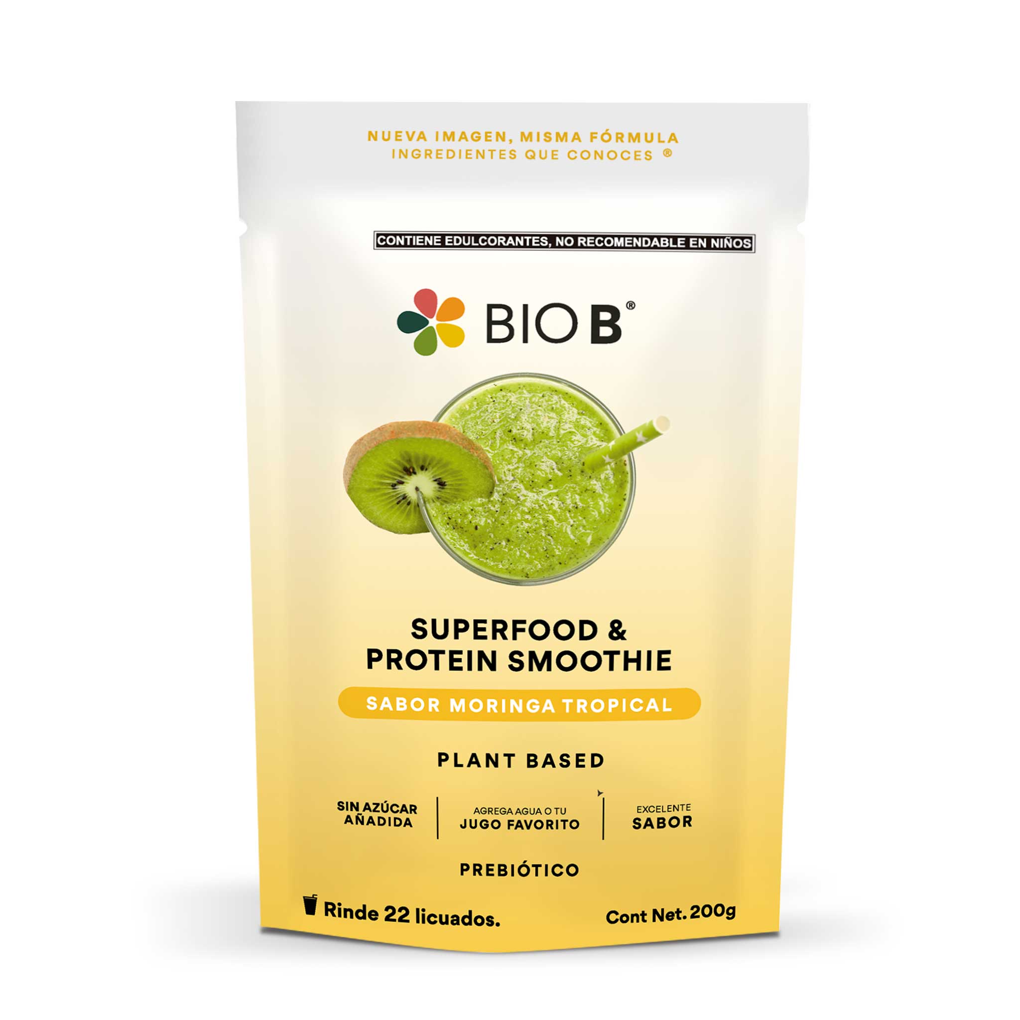 SMOOTHIE MORINGA TROPICAL BIO B BOLSA 200  GR.