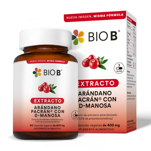 EXTRACTO DE ARÁNDANO CON D-MANOSA BIO B FRASCO 60 CAPSULAS 1  PZA.