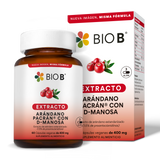 EXTRACTO DE ARÁNDANO CON D-MANOSA BIO B FRASCO 60 CAPSULAS 1  PZA.