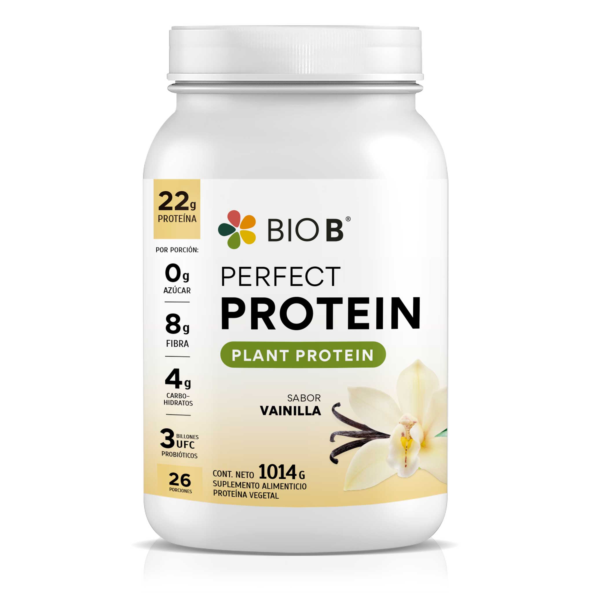 PROTEÍNA EN POLVO VAINILLA BIO B BOTE 1014  GR.