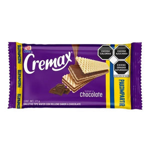 CREMAX DE NIEVE SABOR CHOCOLATE GAMESA PAQUETE 171  GR.