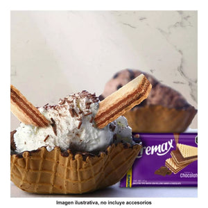 CREMAX DE NIEVE SABOR CHOCOLATE GAMESA PAQUETE 171  GR.