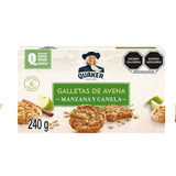 GALLETA DE  AVENA MANZANA Y CANELA QUAKER CAJA 240  GR.