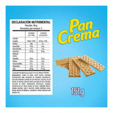 GALLETAS PANCREMA GAMESA PAQUETE 151  GR.