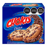 GALLETA CHOKIS CLASICA CHISPAS CHOCOLATE PAQUETE 285  GR.