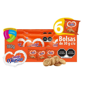 GALLETAS MINI MARIAS GAMESA CAJA 180  GR.