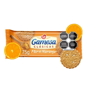 GALLETA FLOR DE NARANJO CLÁSICAS GAMESA  PAQUETE 75  GR.