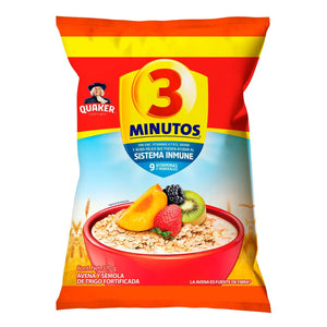 AVENA SÉMOLA DE TRIGO FORTIFICADA 3 MINUTOS QUAKER 370  GR.