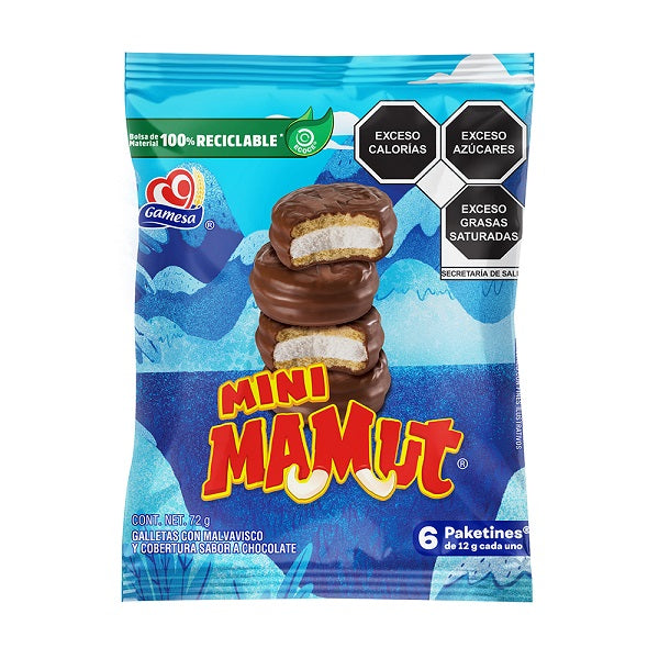 GALLETA MINI MAMUT GAMESA PAQUETE 72  GR.