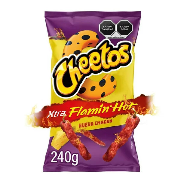 CHEETOS FLAMIN HOT FAMILIAR 240  GR.