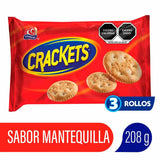 GALLETAS CRACKETS GAMESA BOLSA 208  GR.