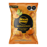 PAPAS SABRITAS SENSACIONES CHILE MANZANO 150  GR.