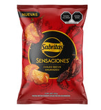 PAPAS SABRITAS SENSACIONES CHILES SECOS INO 150  GR.