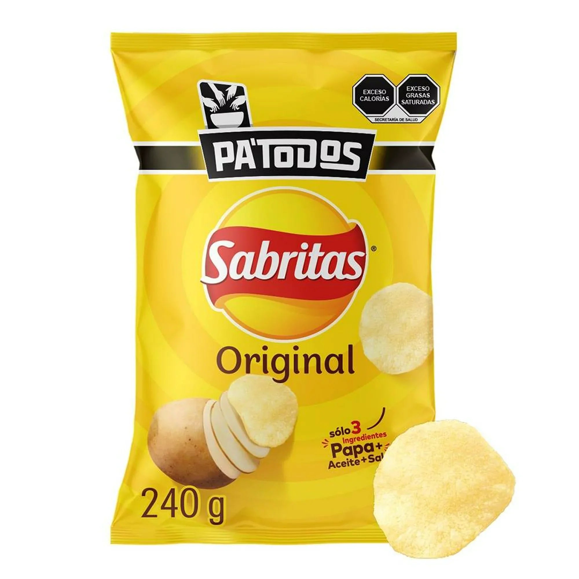 SABRITAS SAL PATODOS 240  GR.