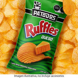 RUFFLES QUESO PATODOS 278  GR.