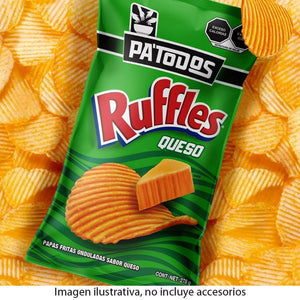 RUFFLES QUESO PATODOS 278  GR.