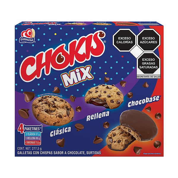 GALLETAS CHOKIS MIX CAJA 277.500  GR.