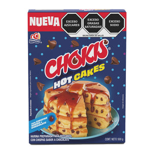 HARINA PARA HOT CAKES CHOKIS GAMESA CAJA 500  GR.