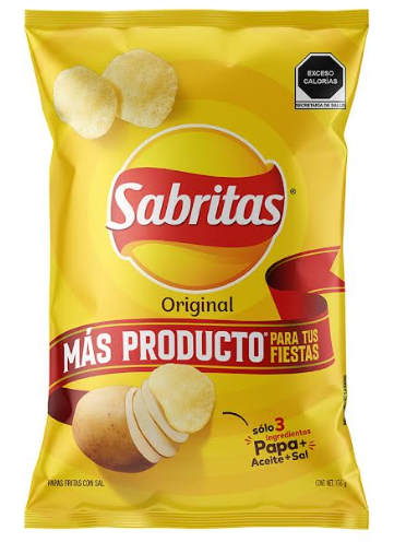 PAPAS SABRITAS ORIGINALES 176  GR.