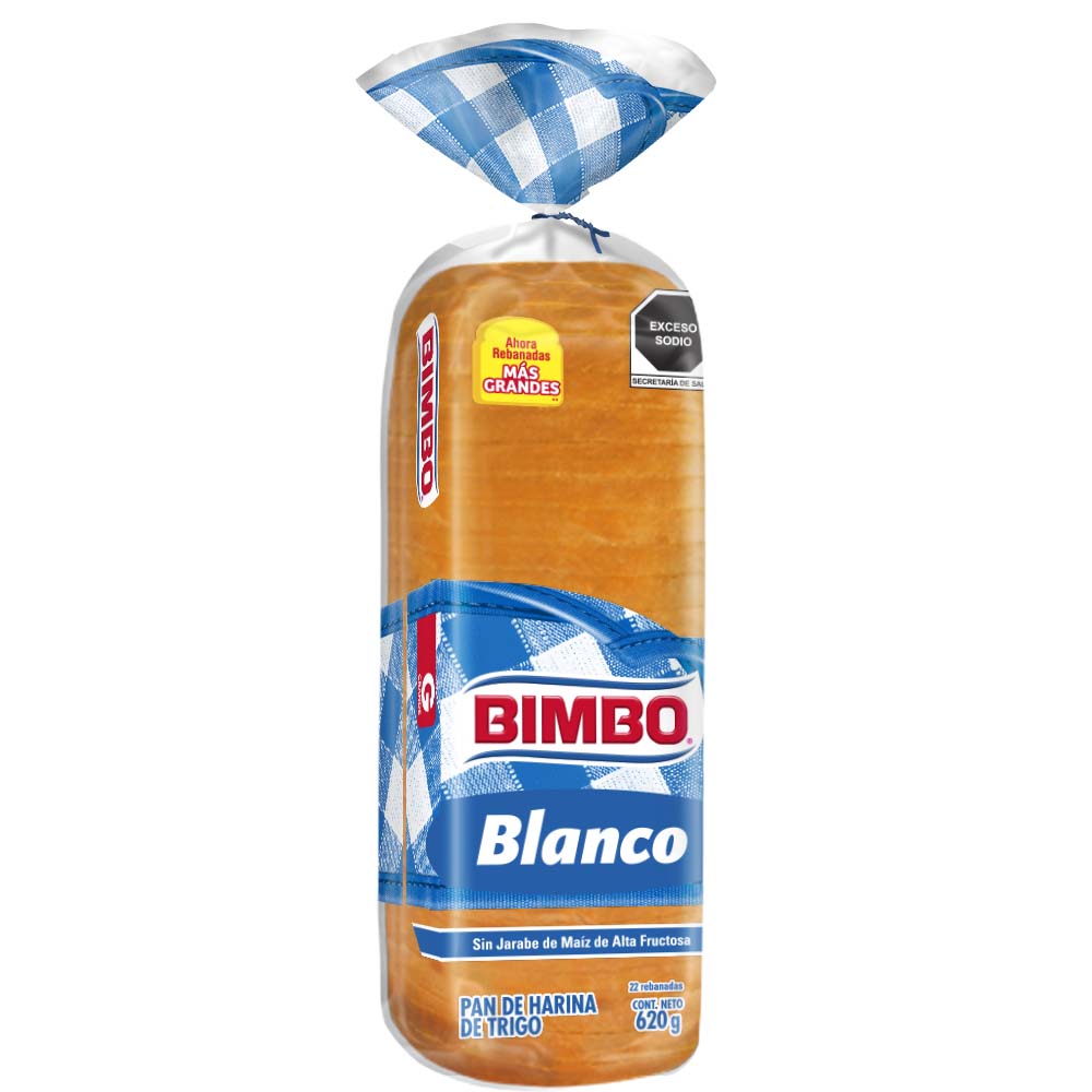 PAN BLANCO BIMBO GRANDE 620  GR.