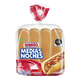 PAN PARA HOT DOG MEDIAS NOCHES BIMBO 340  GR.