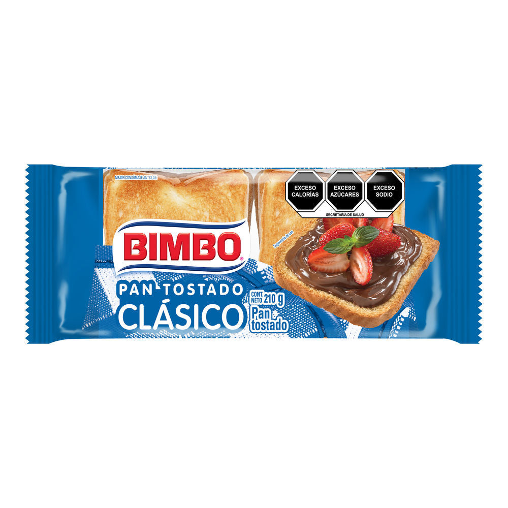 PAN TOSTADO BIMBO 210  GR.