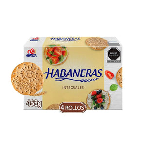 GALLETAS HABANERAS INTEGRALES GAMESA CAJA 468  GR.