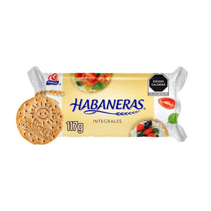 GALLETAS HABANERAS INTEGRALES GAMESA ROLLO 117  GR.