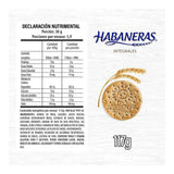 GALLETAS HABANERAS INTEGRALES GAMESA ROLLO 117  GR.