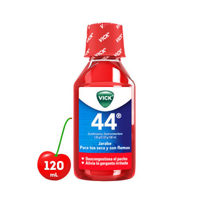 VICK 44 INF-AD CEREZA JBE 120ML 1  PZA.