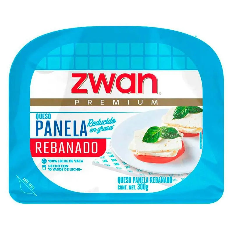 ZWAN PREMIUM QUESO PANELA REBANADO REDUCIDO EN GRASA 300 g 300  GR.