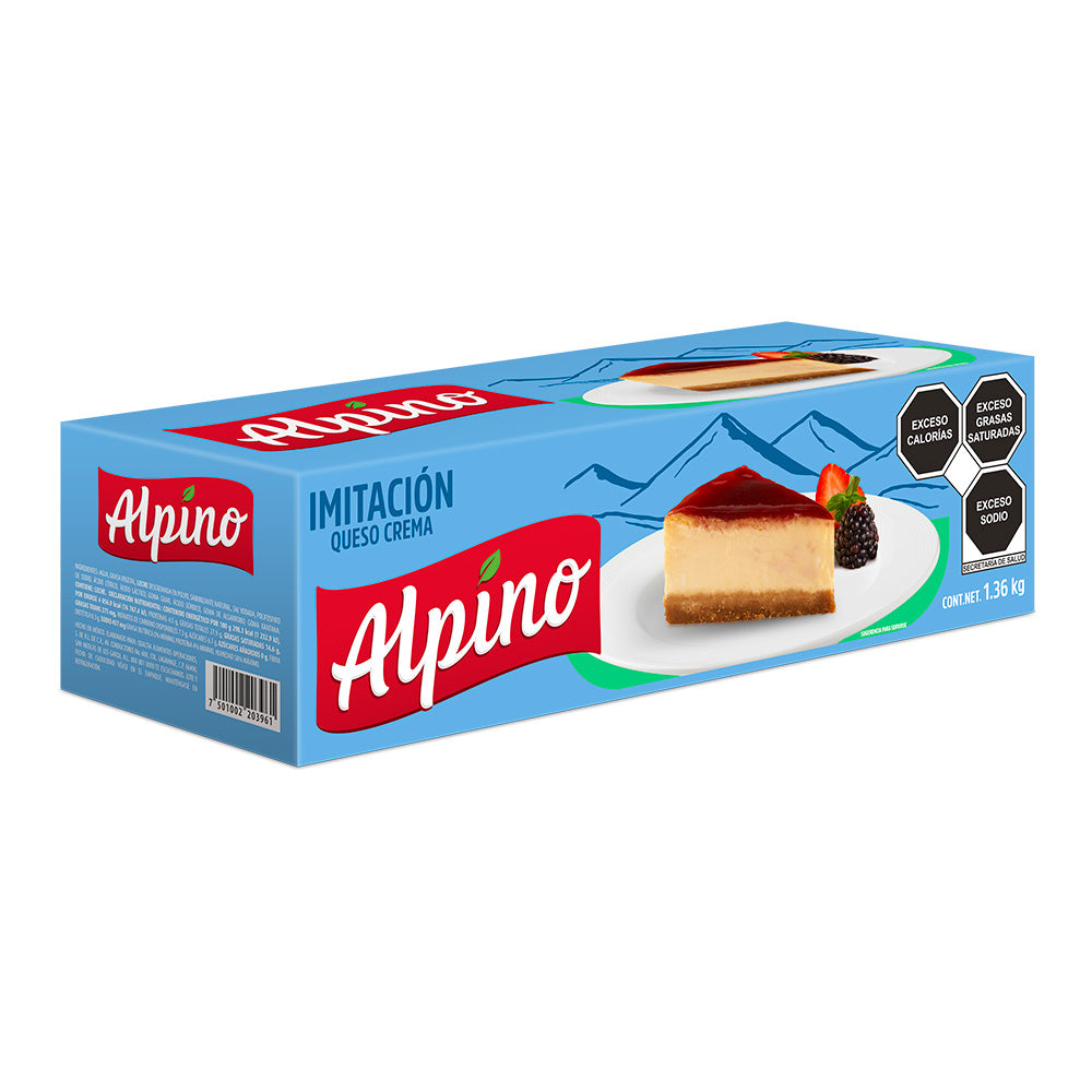 QUESO CREMA EN BARRA ALPINO 1  PZA.